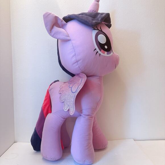 RARE Giant My Little Pony 30 inch Twilight Sparkle Plush Hasbro Toy Factory 2019 - Picture 8 of 11